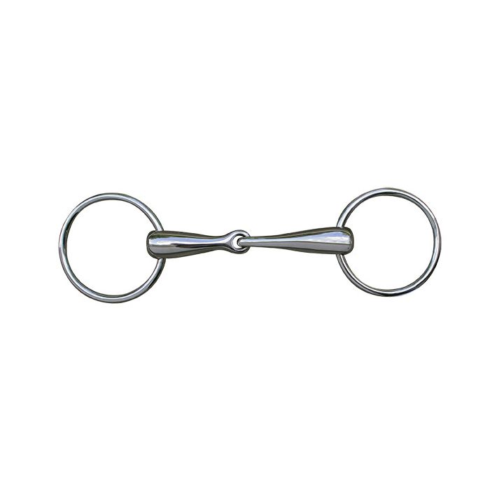 HKM Titanium Loose Ring Snaffle, 18 mm