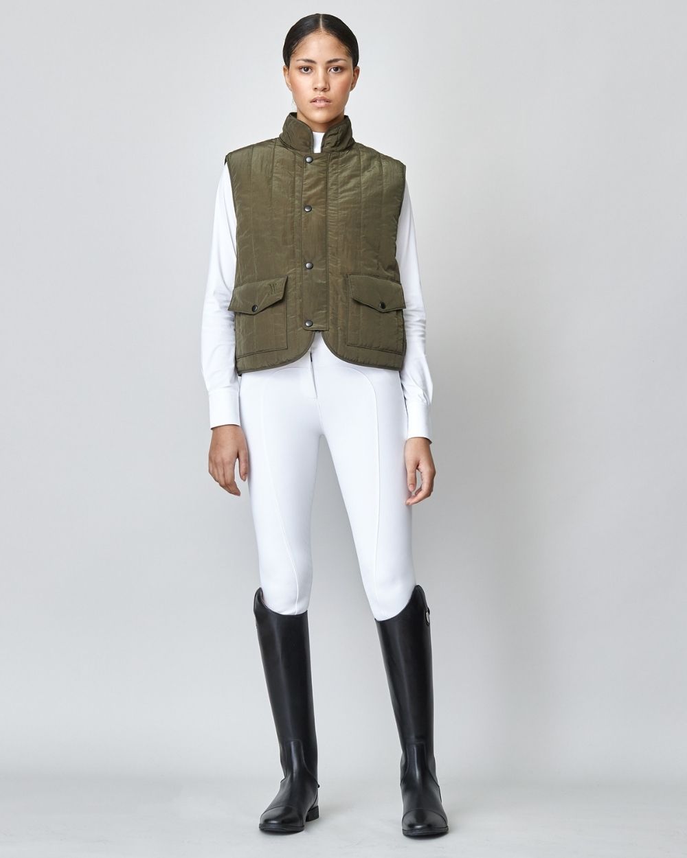 Yagya Quilted Riding Vest