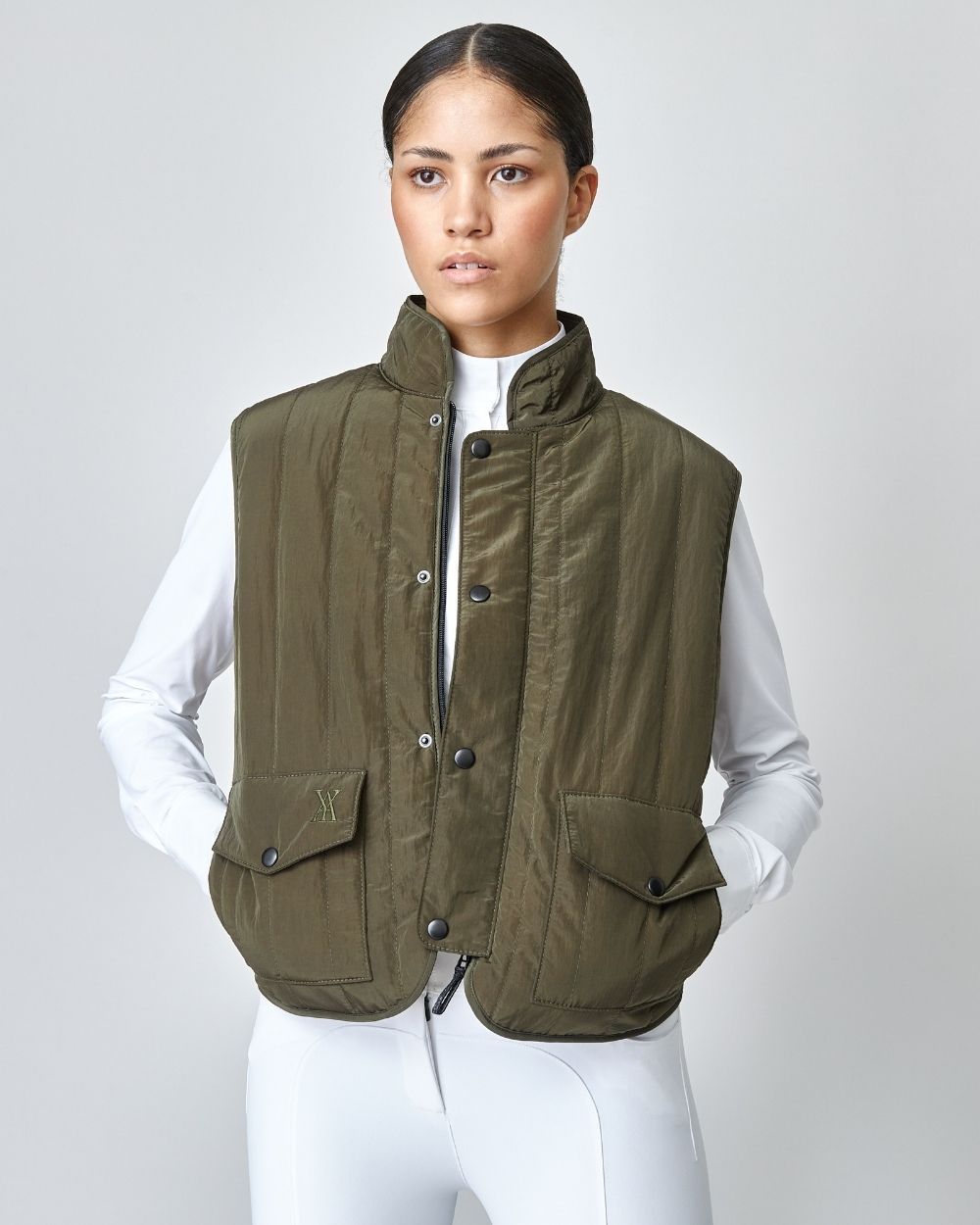 Yagya Quilted Riding Vest