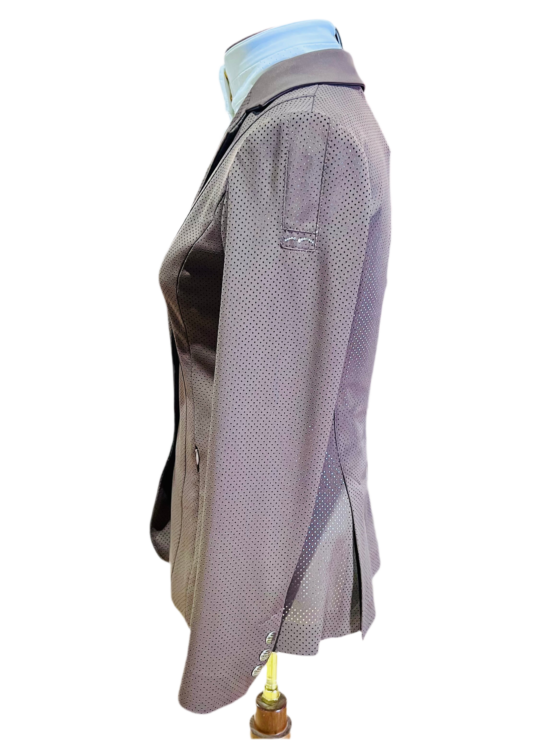 Animo Lipis Custom Riding Jacket, Marrone Marrone (40) #5995