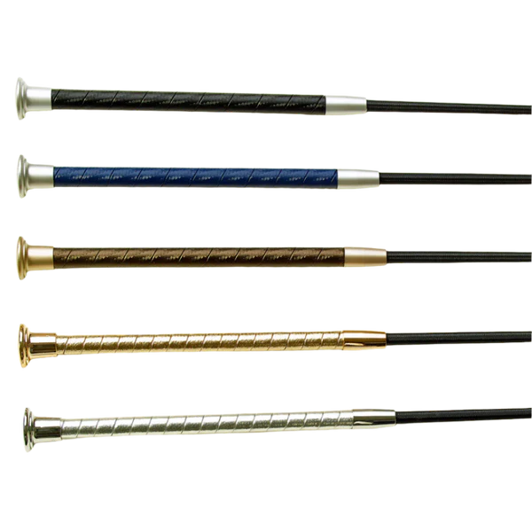 EquiStar PVC Leather Grip Dressage Whip