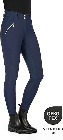 HKM Lia High Waist Suede FS Breeches
