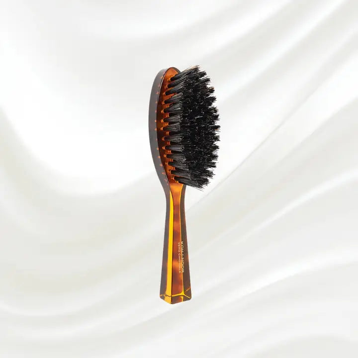 Koh-I-Noor Jaspè Oval Hair Brush with Boar Bristles
