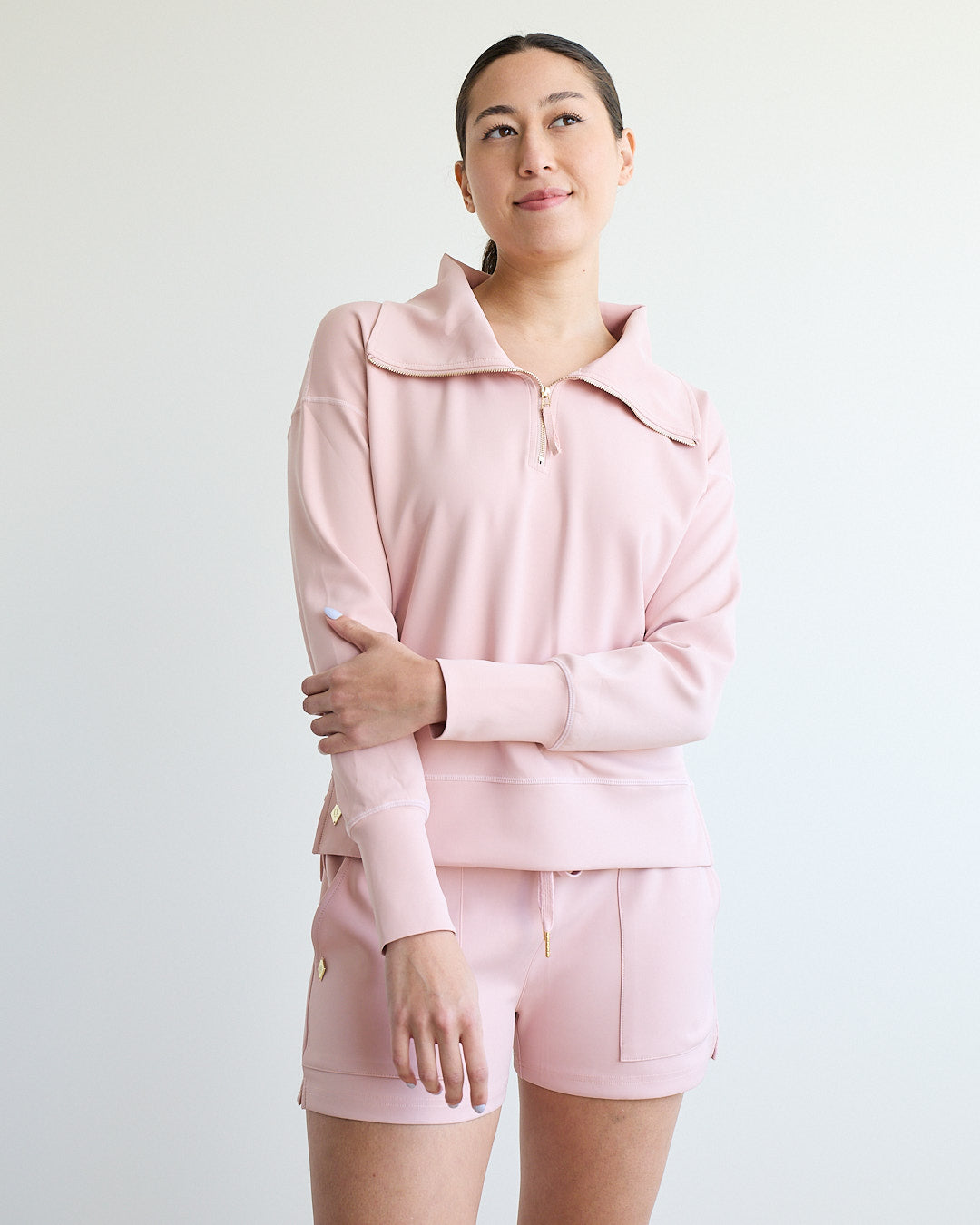 70 Degrees Half Zip Scuba Top