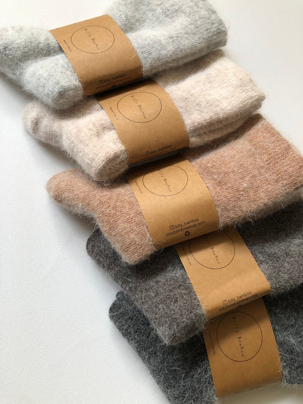 Billy Bamboo Fluffy Angora Socks