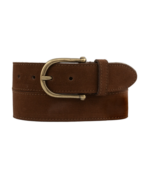 Amsterdam Heritage Roan Vintage Suede Leather Belt