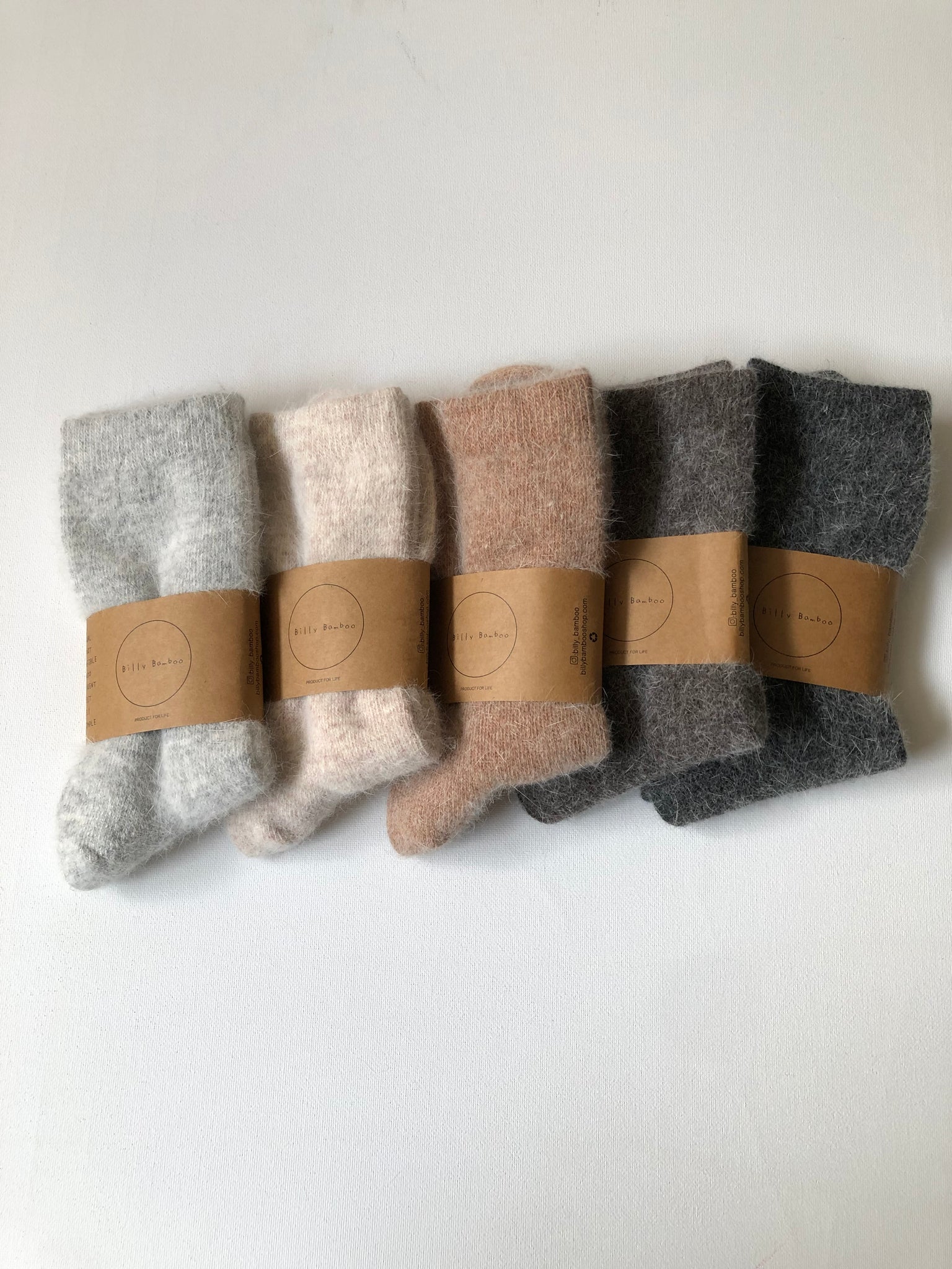 Billy Bamboo Fluffy Angora Socks