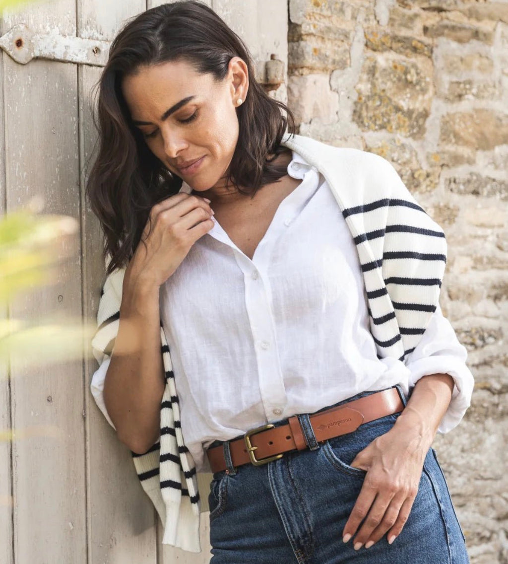 Pampeano Solid Leather Belt