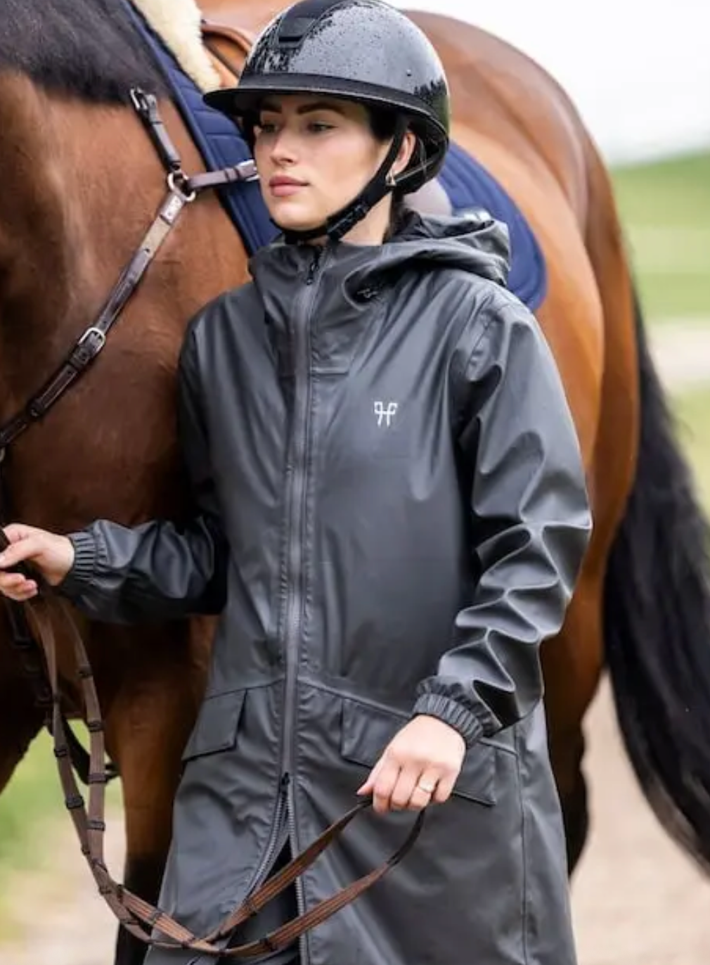 Horse Pilot Long Raintech Jacket