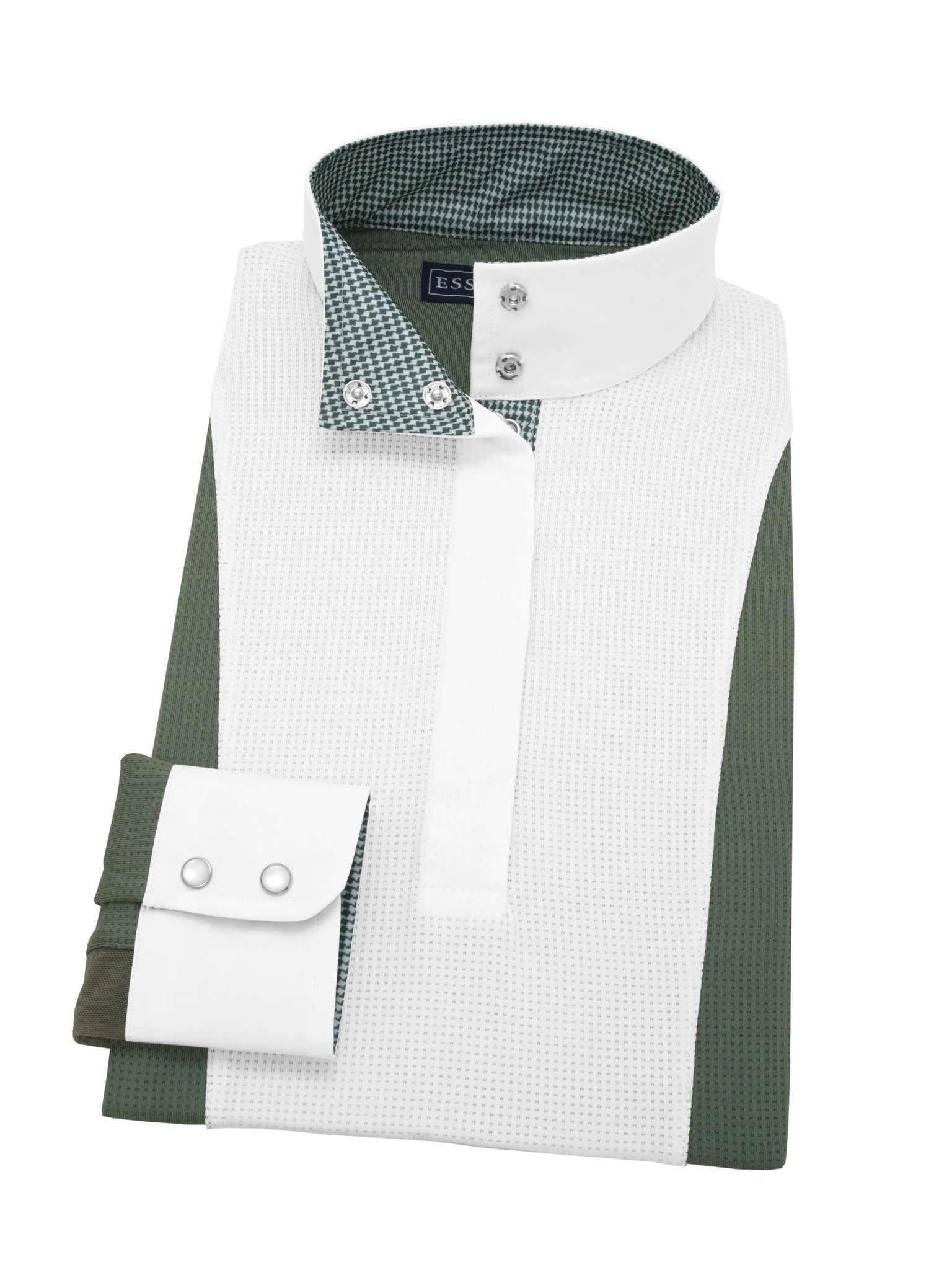 Essex Houndstooth "Luna" Performance Long Sleeve Show Shirt