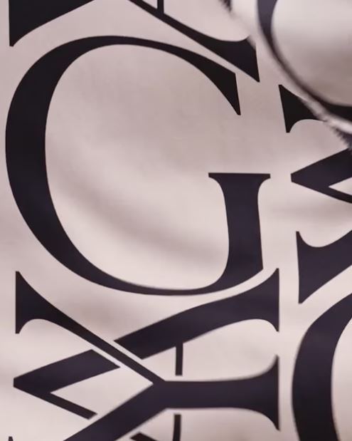 Yagya Monogram Silk Scarf