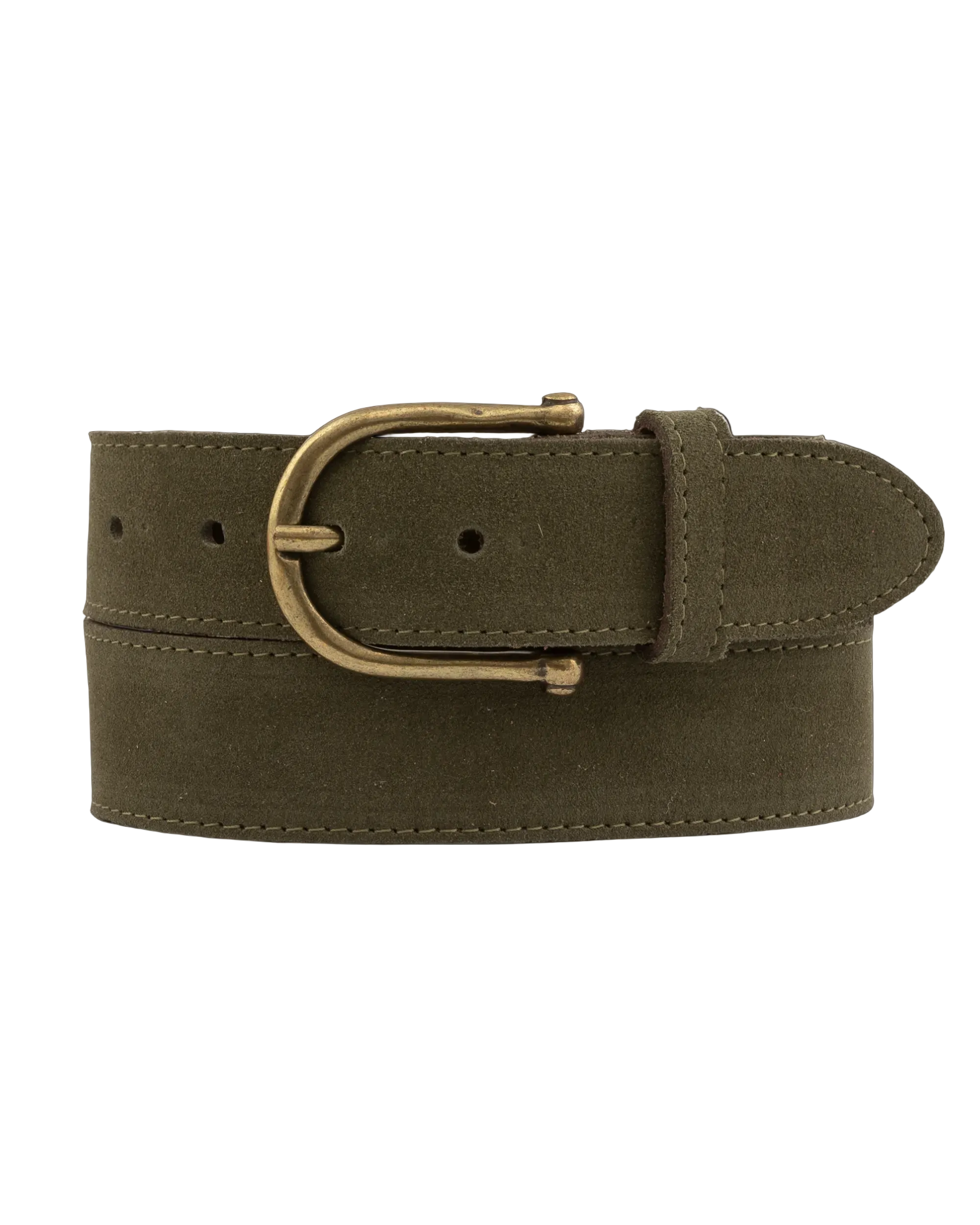Amsterdam Heritage Roan Vintage Suede Leather Belt