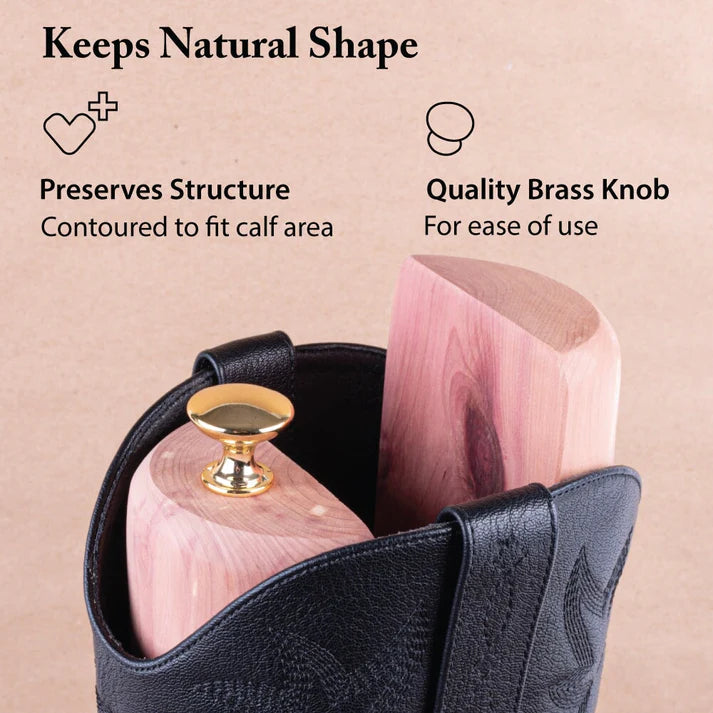 FootFitter Aromatic Cedar Boot Shaft Shapers