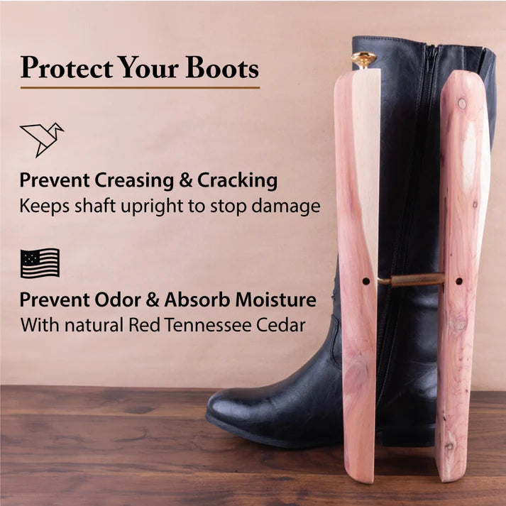 FootFitter Aromatic Cedar Boot Shaft Shapers